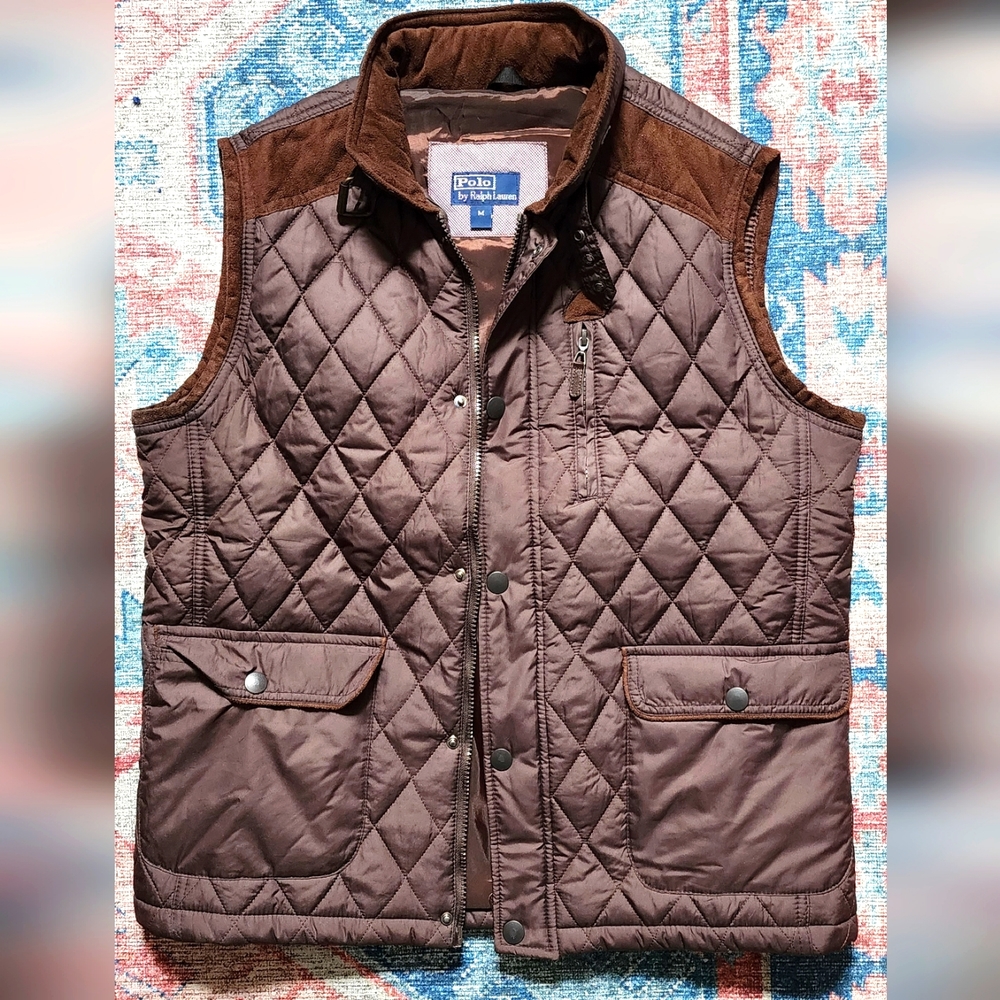 Quilted Polo Vest